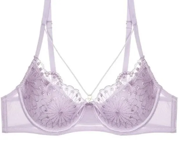 Pure Desire Sexy French Lace Bra For Women Summer Thin Cup Push‑Up Brassiere Casual Fashion Lingerie Underwear 34‑40 BANERDANNI — image 10