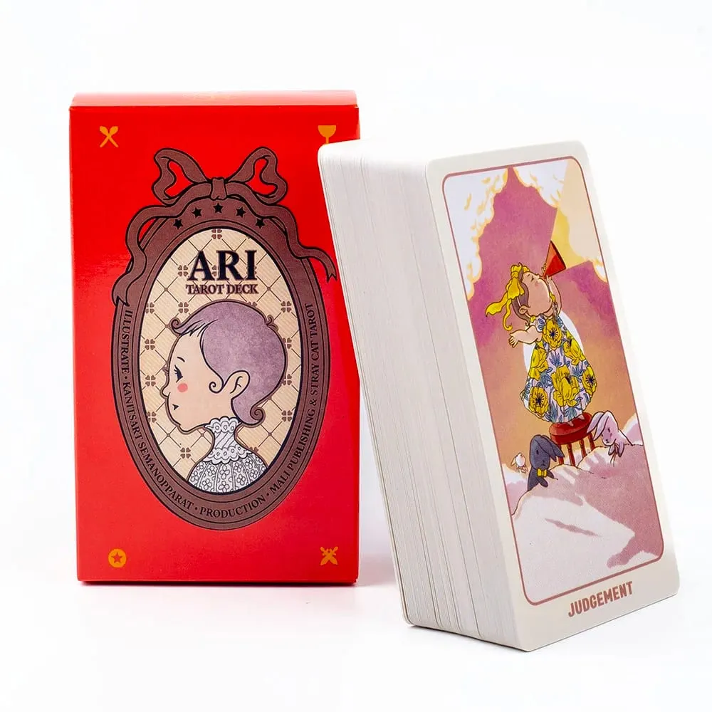 78 Pcs Joyful Whimsical Cute Baby Cartoon Tarot Deck - an Intuitive And Magical 78-Card Deck for Divination And Self-Discovery