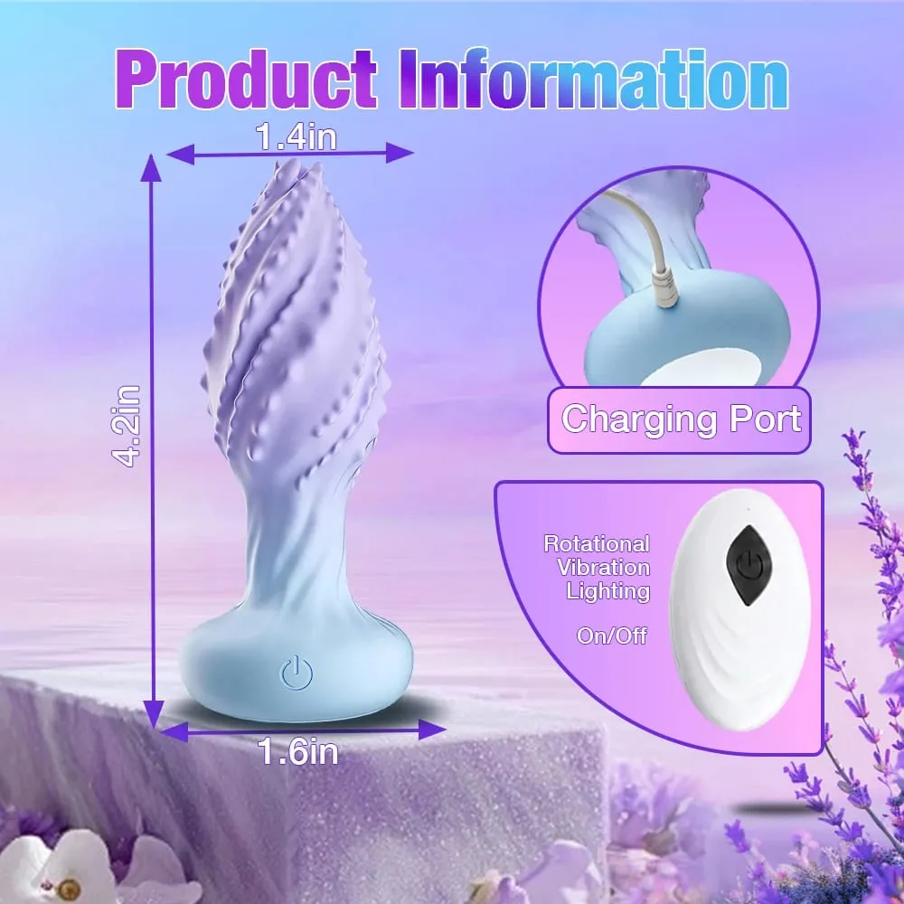 360° Rotation Wiggle Remote Control Vibrator Butt Plug for Men Prostate Massager Gay Anal Vibrator Anal Plug Adults Sex Toys — image 6