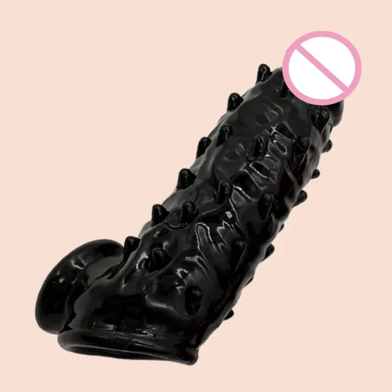 Male Silicone Penis Ring Reusable Cock Ring Lock Delay Ejaculation anillo hombre Penis Sleeve Chastity Erotic Sex Toys For Men — image 2