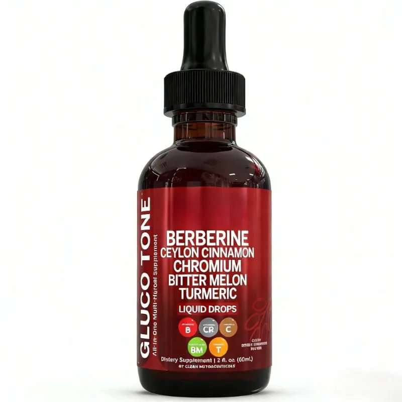 Berberine Liquid Drops with Ceylon Cinnamon Bitter Melon Chromium Gymnema for Blood Sugar Glucose Metabolism Support 60ml — image 8