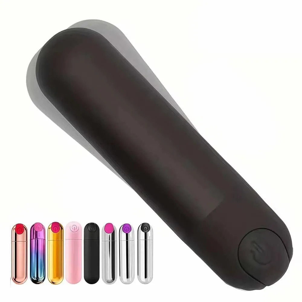 USB Charge 10-Speed Mini Bullet Vibrator Rechargeable Wireless Vibrating Anal Plug Clitoral Stimulator Adult Sex Toys for Women — image 1