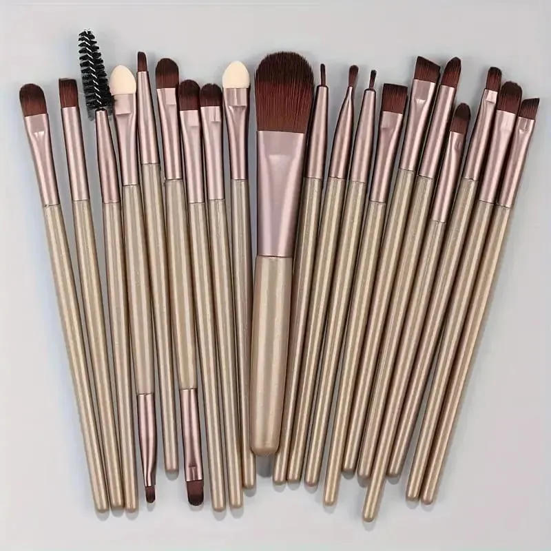 Makeup Brushes Set Premium Synthetic Kabuki Foundation Concealers Powder Blush Blending Face Eye Shadows Brush Set — image 14