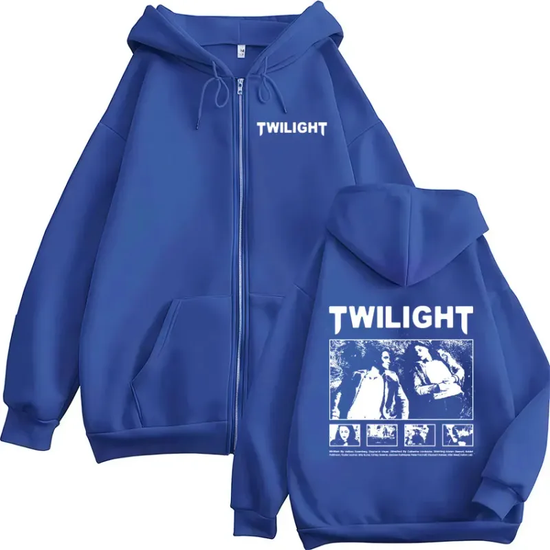 Twilight Edward Cullen Bella Swan Vampire Werewolf Zipper Hoodies Men Women Clothing Oversized Zip Up Hooded Sweatshirts Jackets — image 6