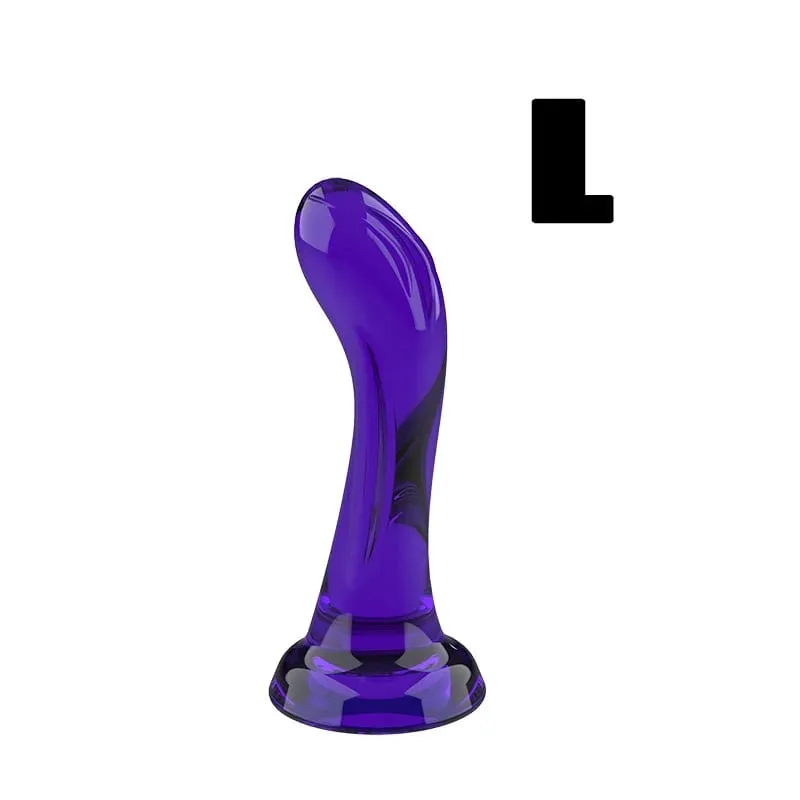 โค้งสมจริงDildoพร้อมถ้วยดูดที่แข็งแกร่งนุ่มยืดหยุ่นG-Spot Sex Toyสำหรับผู้หญิงผู้ชายสีดำสีม่วงใสเหมือนจริงDillo — image 11