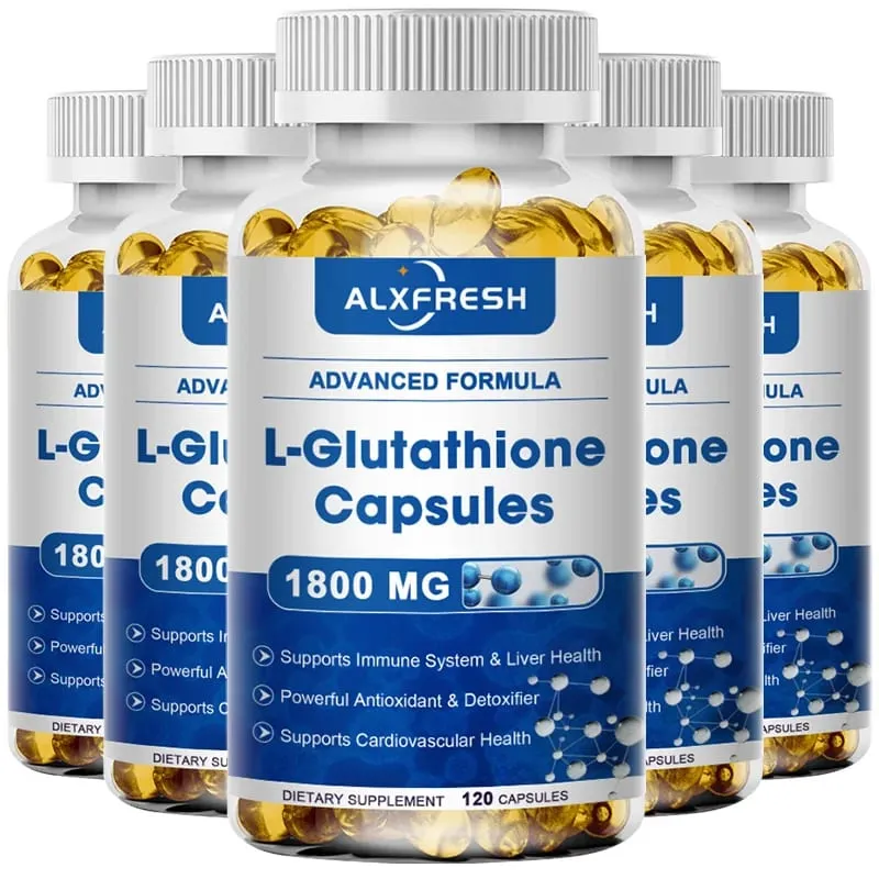 Alxfresh L-Glutathion 1800 mg | L-Glutathion gereduceerd supplement | Niet-GMO en glutenvrij | Immuniteitssysteem | Antioxidant-ondersteuning — image 9