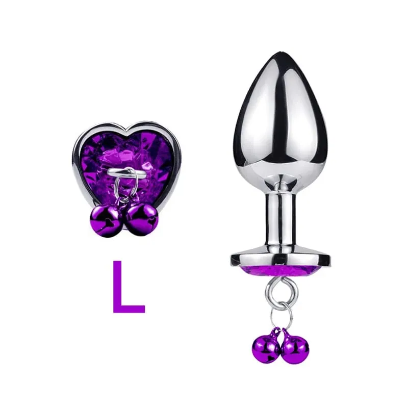 3 Sizes Metal Bell-shaped Anal Plug Traction Chain Anal Massage Prostate Stimulation Massage Tools Adult Sex Toys For Couples — image 22