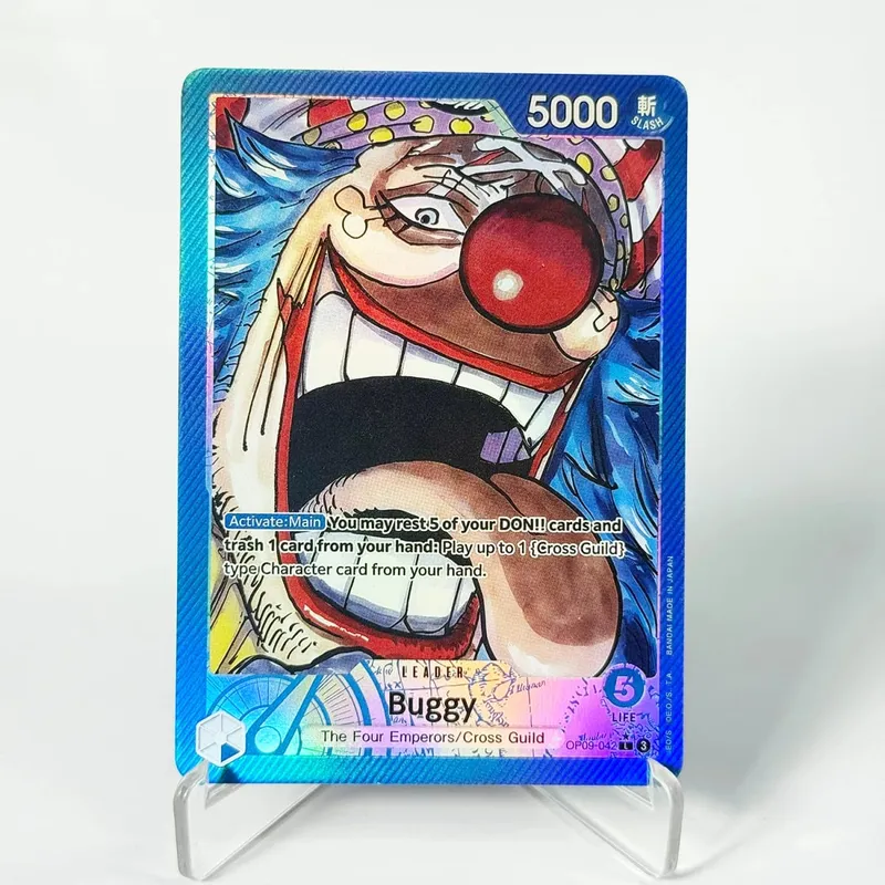 OP09 One Piece Emperors in the New World Curated Deck Luffy Shanks Roger Buggy Zoro Dragon Foil Textured Proxy Cards English — image 15