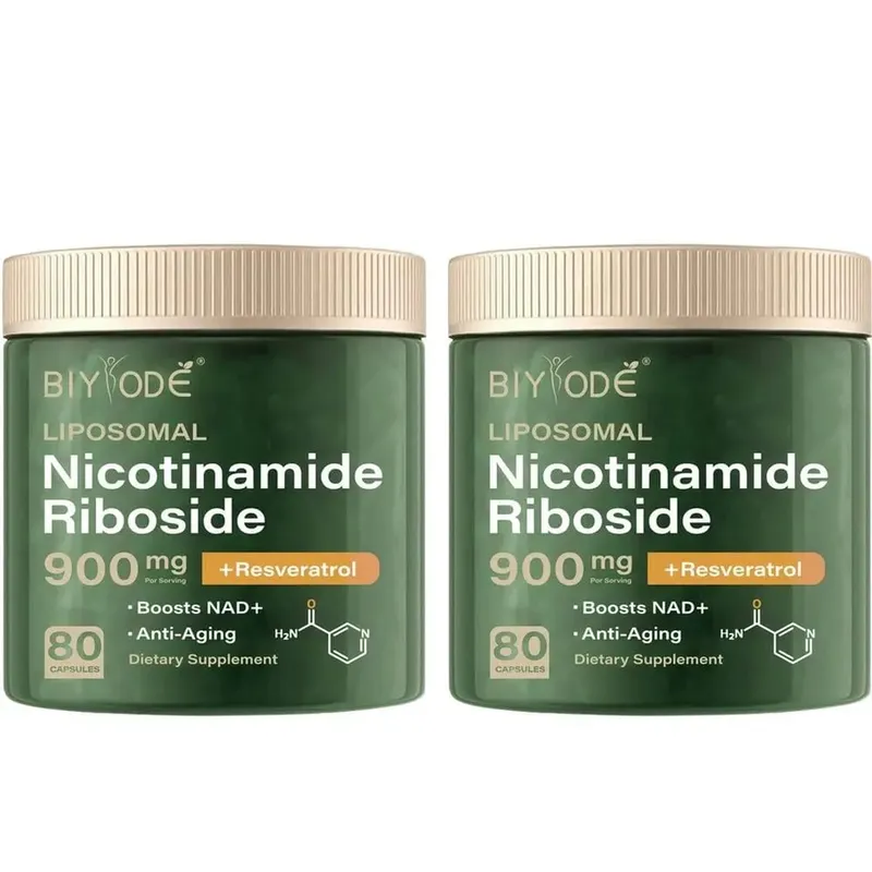 Liposomal Nicotinamide Riboside Capsules with NAD+ Boost and Quercetin Phytosome and Trans-Resveratrol 80 Capsules — image 9