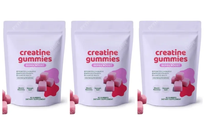 Berry Creatine Gummies Serving Monohydrate Chewable Supplement Easy Daily Intake Muscle Recovery Strength Support Muscle Growth — image 9