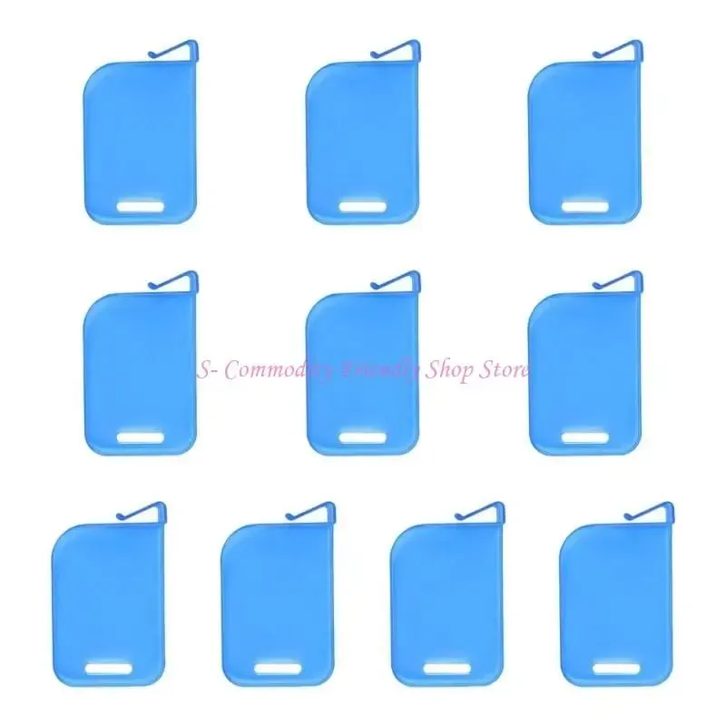 85AE 10Pcs Plastic Trading Card Box Baffle Clip Card Spacer Storage Classification Barrier Plate Clip Storage Partition Board