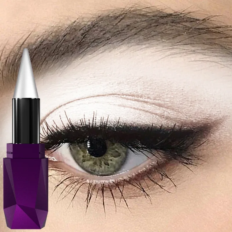 25 colori 1 pezzo ombretto perlato stick impermeabile glitter a lunga durata e colore opaco ombretto trucco viso evidenziazione regalo di cosmetici