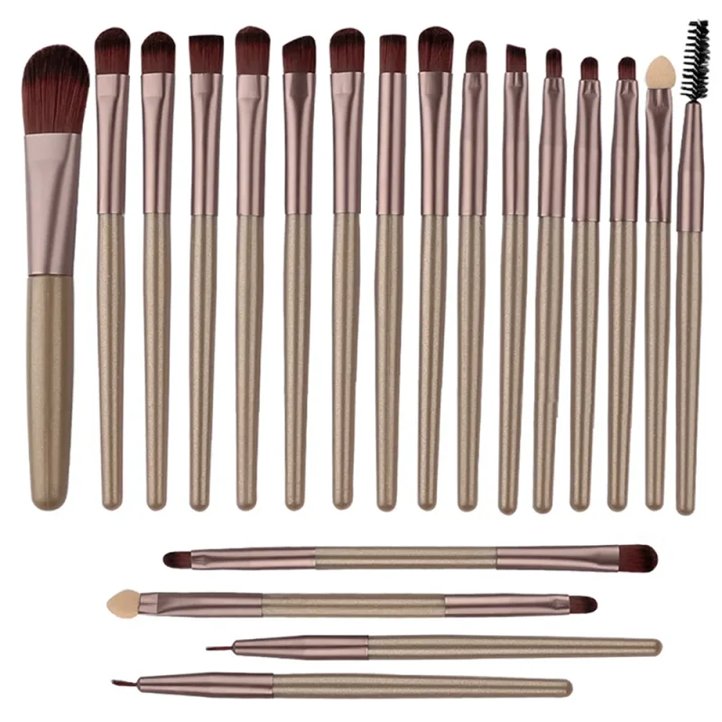 20pcs Eye Makeup Brush Set Portable Soft Makeup Brushes Beauty Tools Foundation Eyeshadow Eyeliner Brush Multi-function Beginner — image 15
