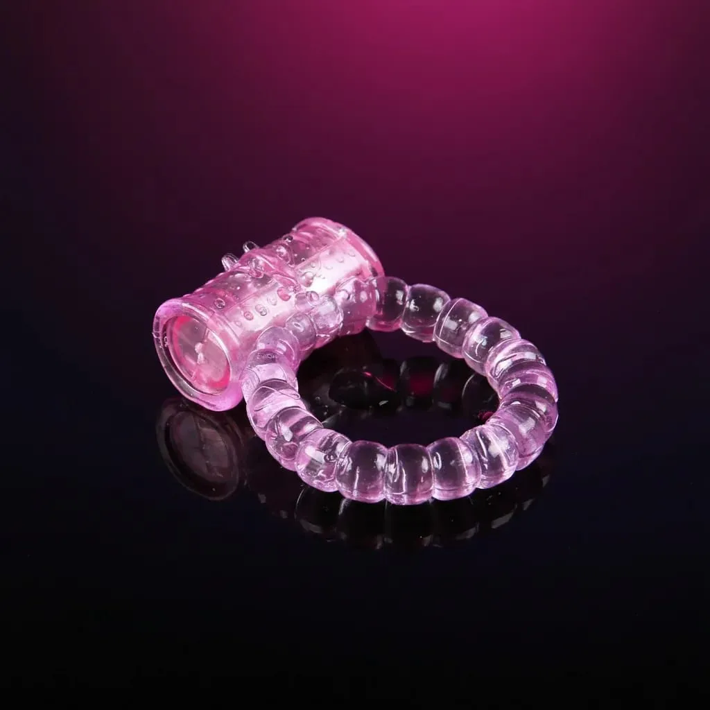 Lasting Cock Rings Vibrator Delay Premature Ejaculation Lock Fine Sex Toys Product For Men Dildo Extender Beads Adult Massage — image 3