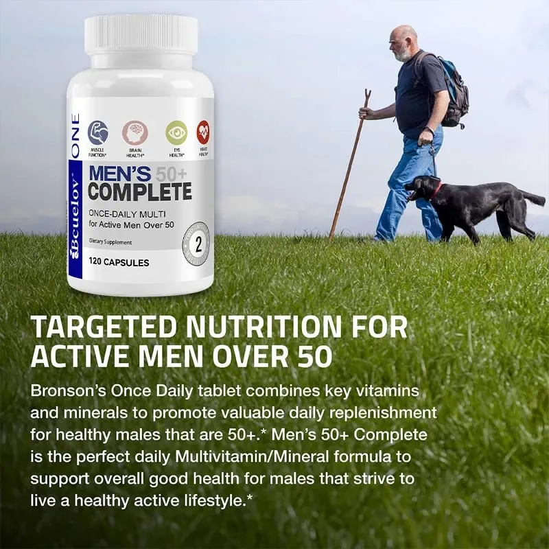 Men's Multivitamin for 50+ - Enhances Memory and Cognition Supports Brain Eye and Heart Health Boosts Energy and Immunity — image 5