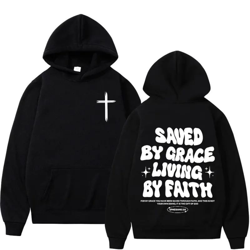 Christian Jesus Bible Verse Hoodies Men Women Clothing Fashion Harajuku Vintage Hooded Sweatshirts Casual Hip Hop Tracksuit Y2K — image 1