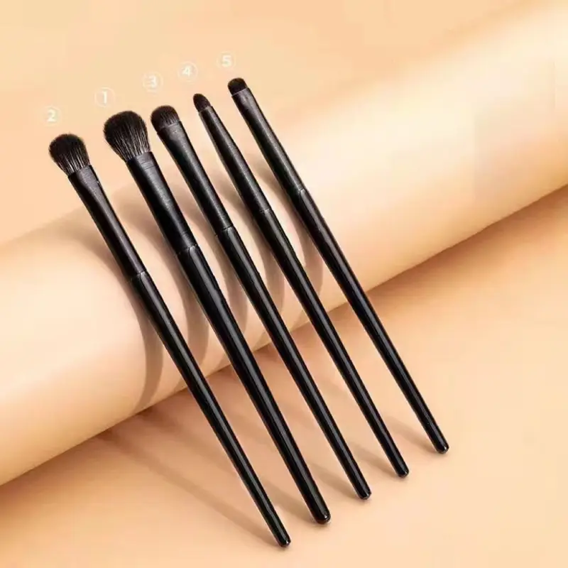 5/6pcs Convenient Multi-use Eyeshadow Brushes Soft with Plastic Handle Smudge Makeup Brushes Make Up Tools