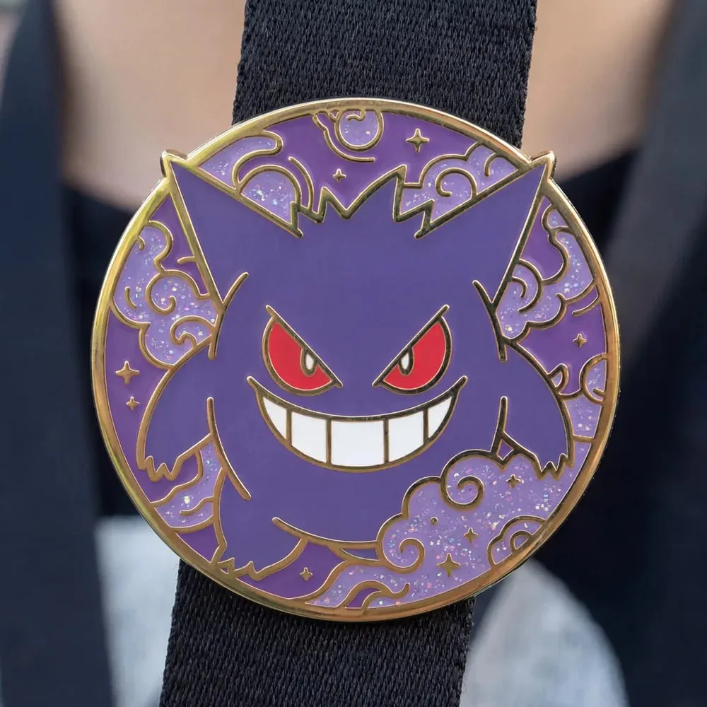 Pokemon Hard Enamel Pins Elf Anime Cartoon Lapel Pins for Backpacks Clothes Gengar Badges Cute Brooch Jewelry Gifts for Friends — image 4