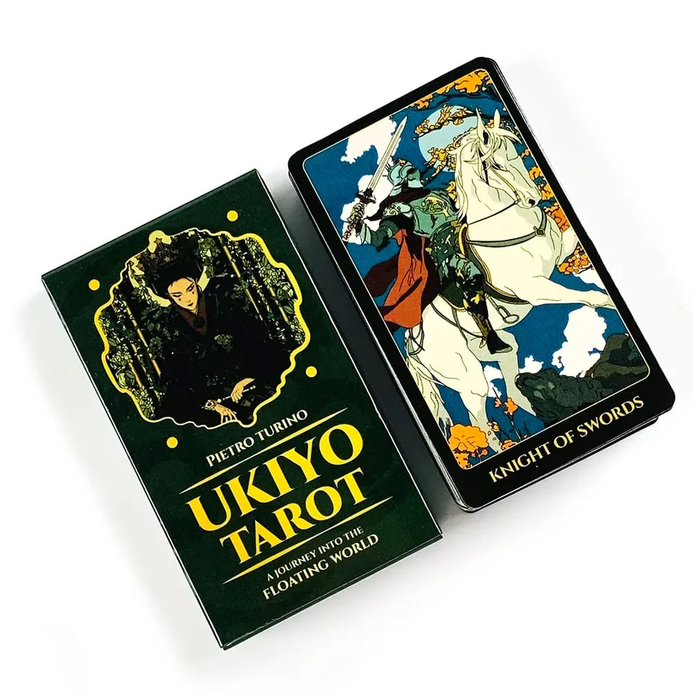 Ukiyo Tarot Cards 78 Card Fortune Telling Divination Tarot Cards Board Game Perfect for Cultural Exploration & Art Collection — image 1