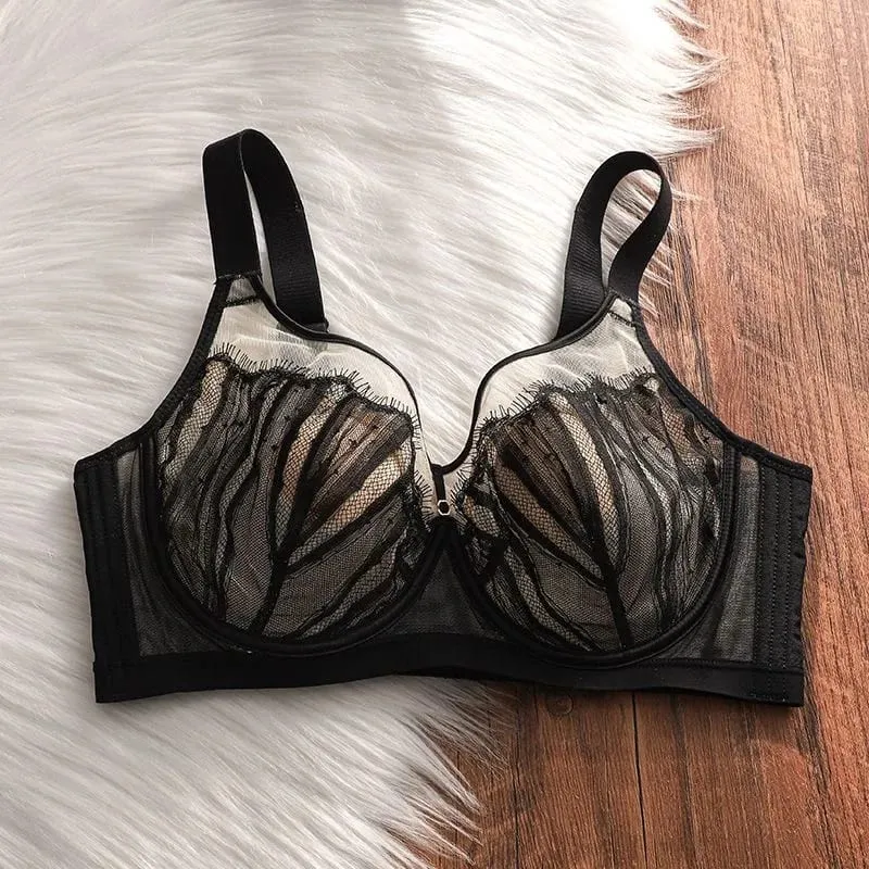Wireless Push Up Bra for Large Bust Adjustable Comfort Fit Lace Bralette Prevent Sagging & Enhance Shape Seamless Design — image 8