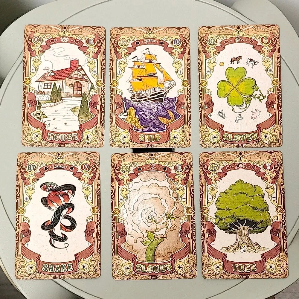 Fairy Tale Dream Lenormand Deck 42 Pcs Rana System Cartoon Lenormand Cards 10*6cm — image 2