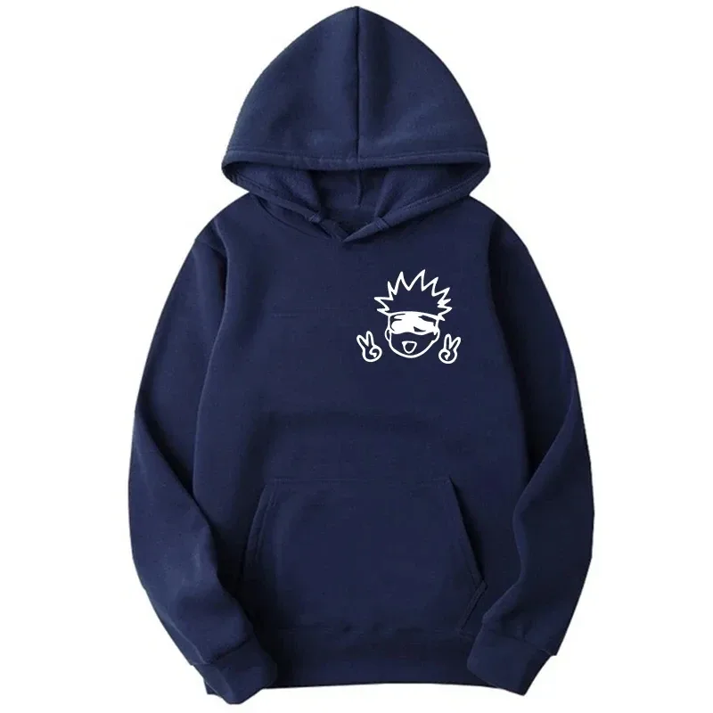 Spring Autunm Unisex Jujutsu Kaisen Anime Hoodies Sweatshirts Large Animated DesignsKawaii Gojo Satoru Graphic Streetwear — image 8