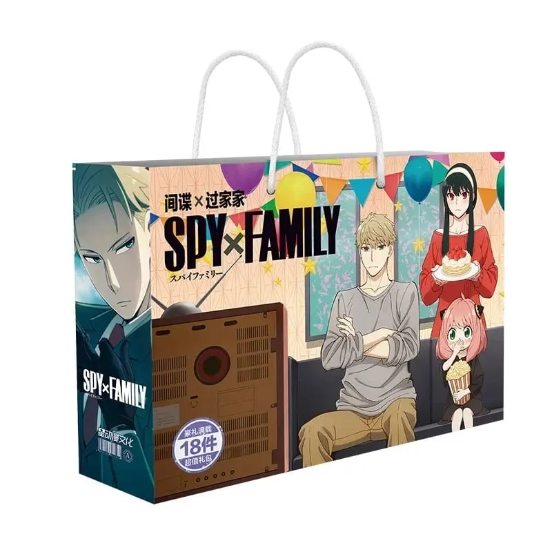 Sac cadeau porte-bonheur Anime Bungou Stray Dogs Haikyuu, jouet de Collection comprenant une carte postale, un signet, des cartes Lomo, figurine Genshin Impact — image 21