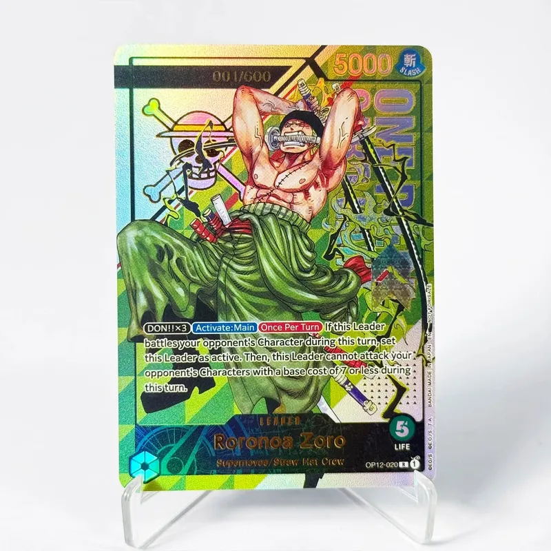 One Piece Roronoa Zoro Series Set Championship Treasure Cup Promo Anime Collectibles DIY Replica Cards Texture Card — image 7