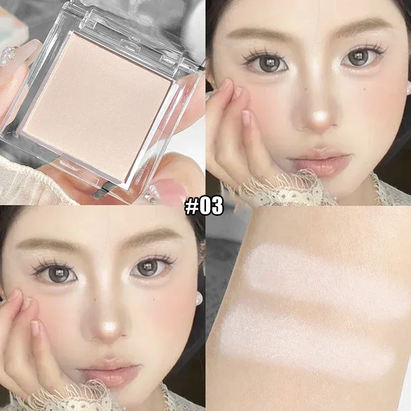 Matte White Monochrome Eyeshadow Palette Natural 3D Brightening Eyeshadow Highlighter Powder Long-Lasting Eye Makeup Palette — image 9