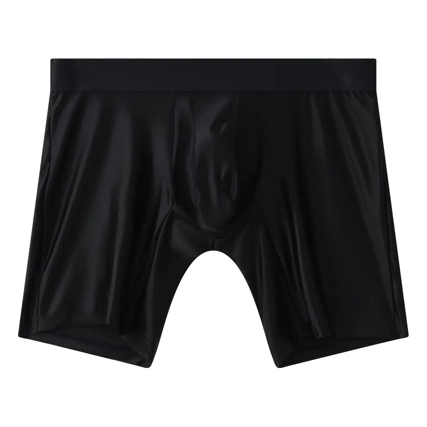 Mens Underwear Boxers Solid U Pouch Panties For Man Extended Leg Boxer Shorts Homme Middle Waist Sports Underpants Male M-XXL — image 4