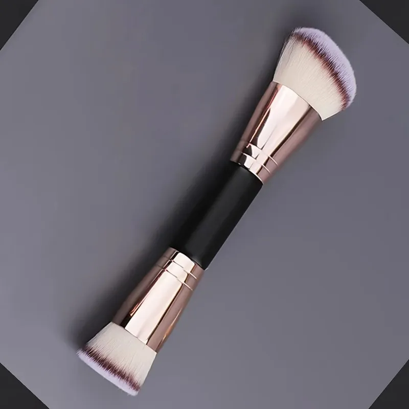 Dual-ended Makeup Brush-Angled Contour Flat Foundation Brush for BB Cream Foundation Seamless Blending Concealing Contouring — image 4