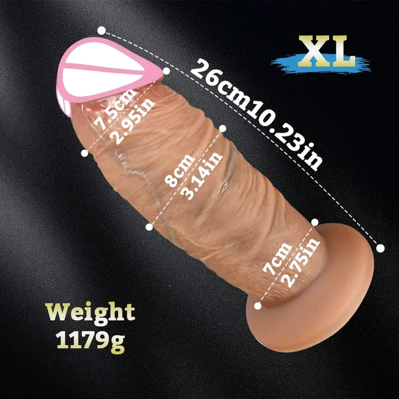 Long Penis Big Dick Super Realistic Thick Dildos Silicone Anal Dildo Vaginal Expander Adult Sex Toy Female Masturbation Buttplug — image 6