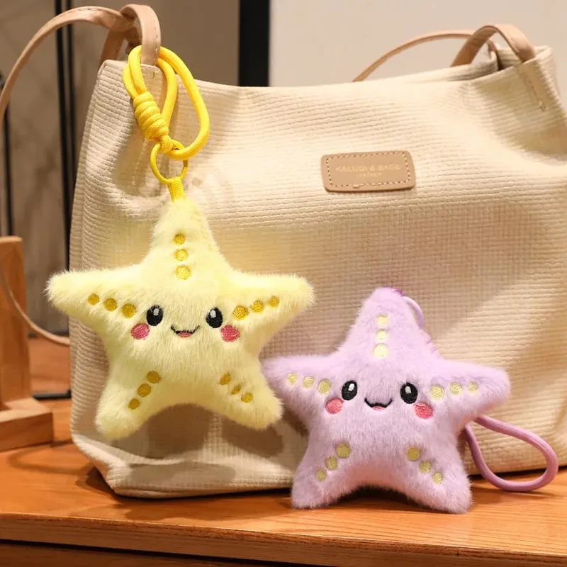 12/43cm Starfish Star Plush Pillow Stuffed Smiling Ocean Animal Colorful Cushion Sofa Chair Decor Present
