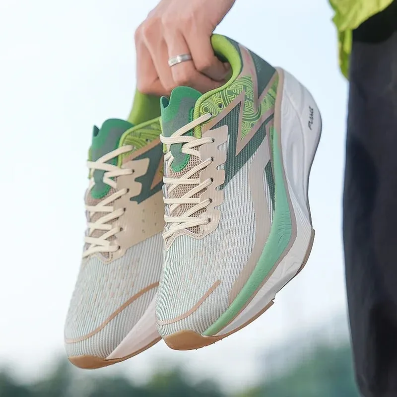 Brand Men's Carbon Plate Running Shoes Soft Cushion Shock Absorbing Sports Shoes Unisex Sneakers Light Anti-Slip Training Shoes — image 3
