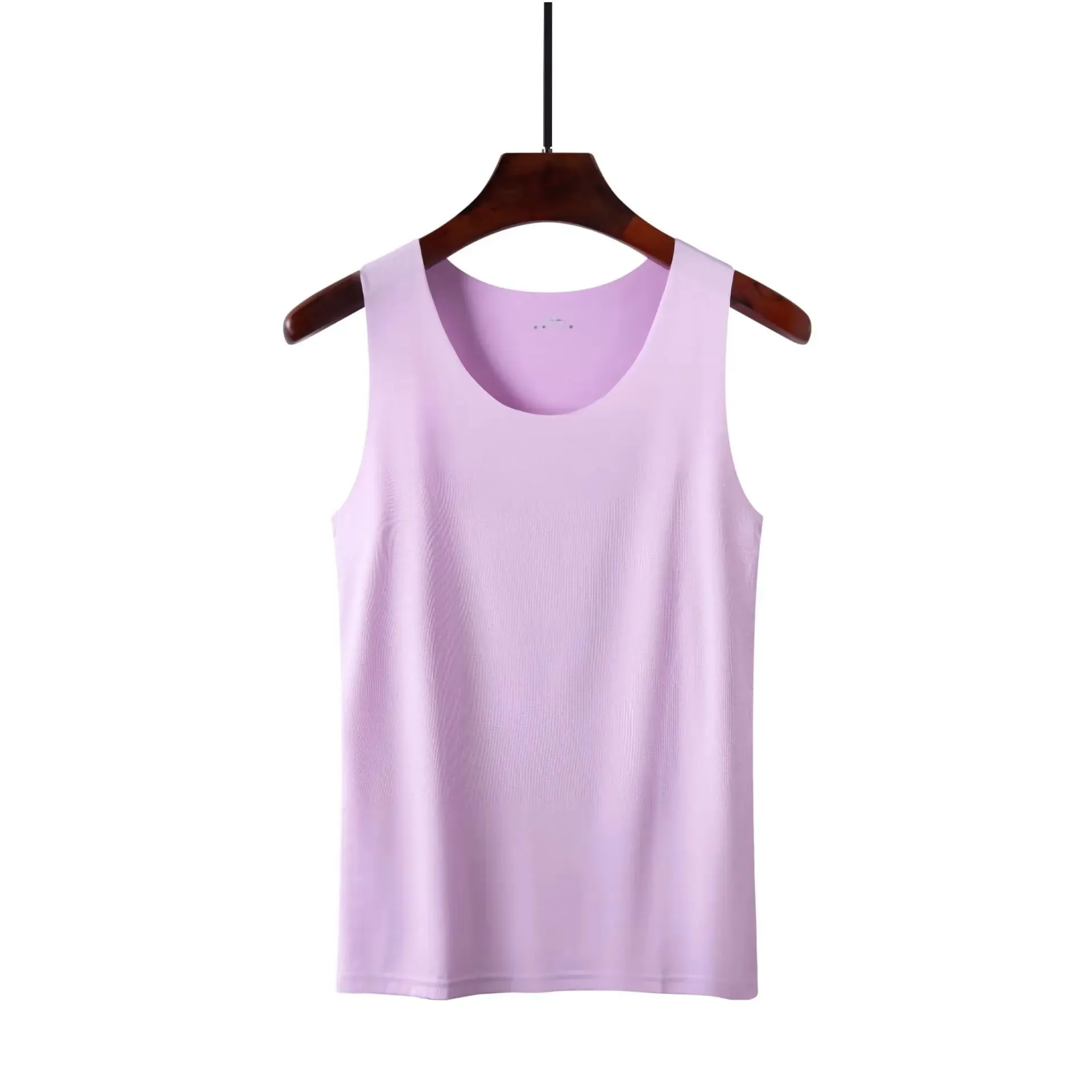 1pcs Ice Silk Tank Tops Seamless Mens Vest Sleeveless Sport Bodysuit Vest Clothing Women Casual Summer Tank Undershirts Cool Gym — image 13