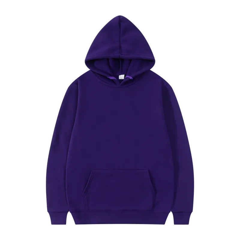 Men Fashion Hooded Sweatshirt Pullover Hoodie Unisex Black White Hoodies For Men Sudaderas Para Hombres Polerones hit product — image 3