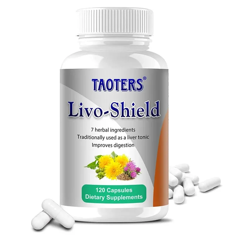 Organic Milk Thistle Extract Capsule & Dandelion for Antioxidant Detox Support Liver Health Function Herbal Supplement