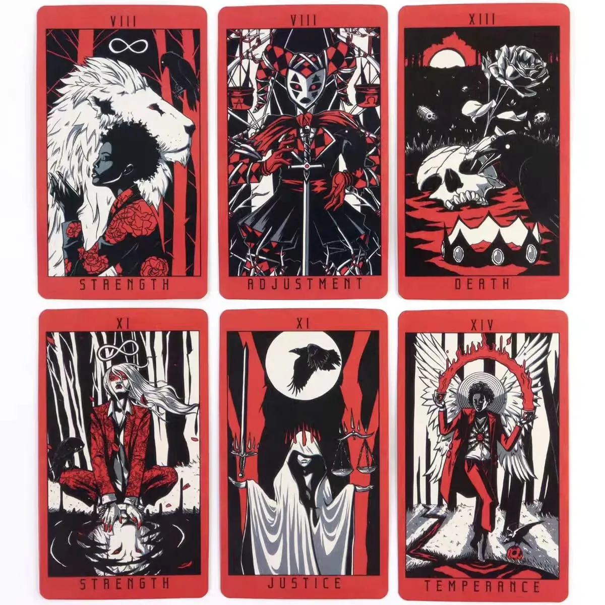 Lost Hollow Tarot Deck 80 Cards Gothic Dark Art Oracle Divination With Guidebook English Fortune Telling Cards Witch Gift — image 3