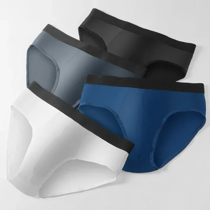 Men's all-cotton underwear for summer, thin pure cotton triangle pants, low waist, sexy underpants, oversized shorts — image 6