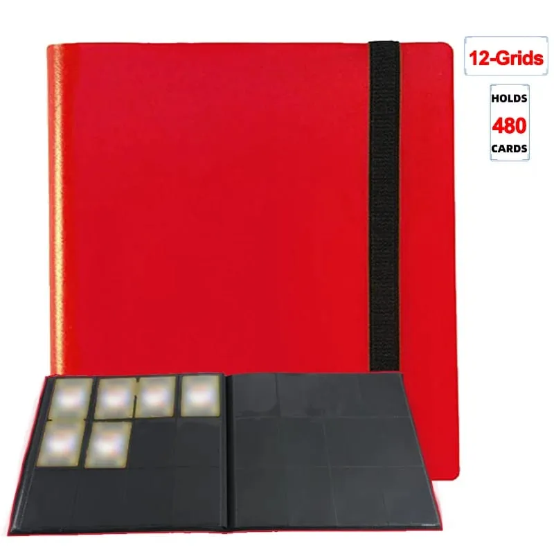 160/360/480/540 Cards Capacity Pocket Holder Binders Albums For Game Card Book Sleeve Holder Large-capacity Card Binder Notebook — image 4
