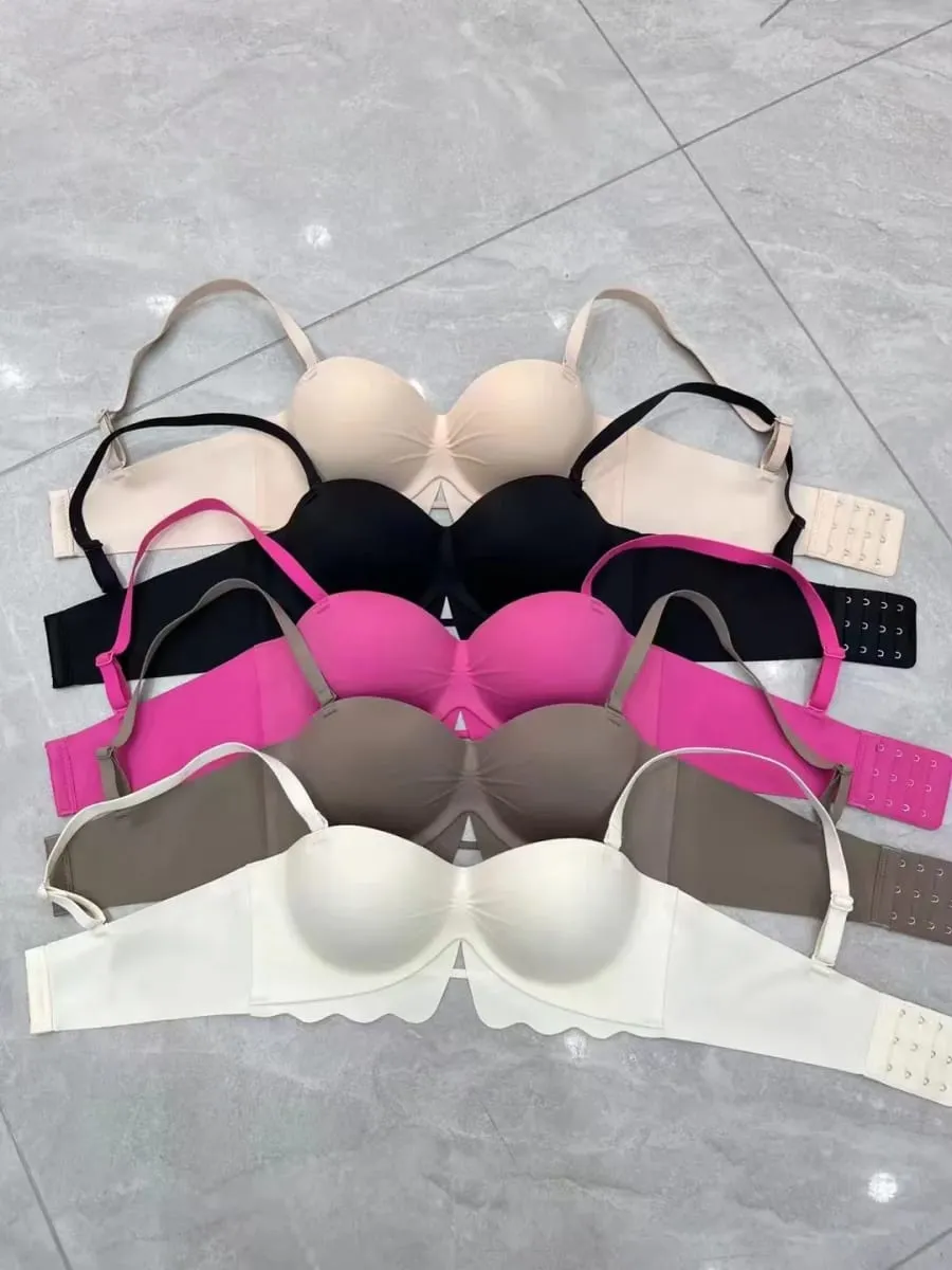 Sexy Seamless Push up Bra No Underwire Small Breast Gathering Anti-sagging Comfortable Lingerie for Women