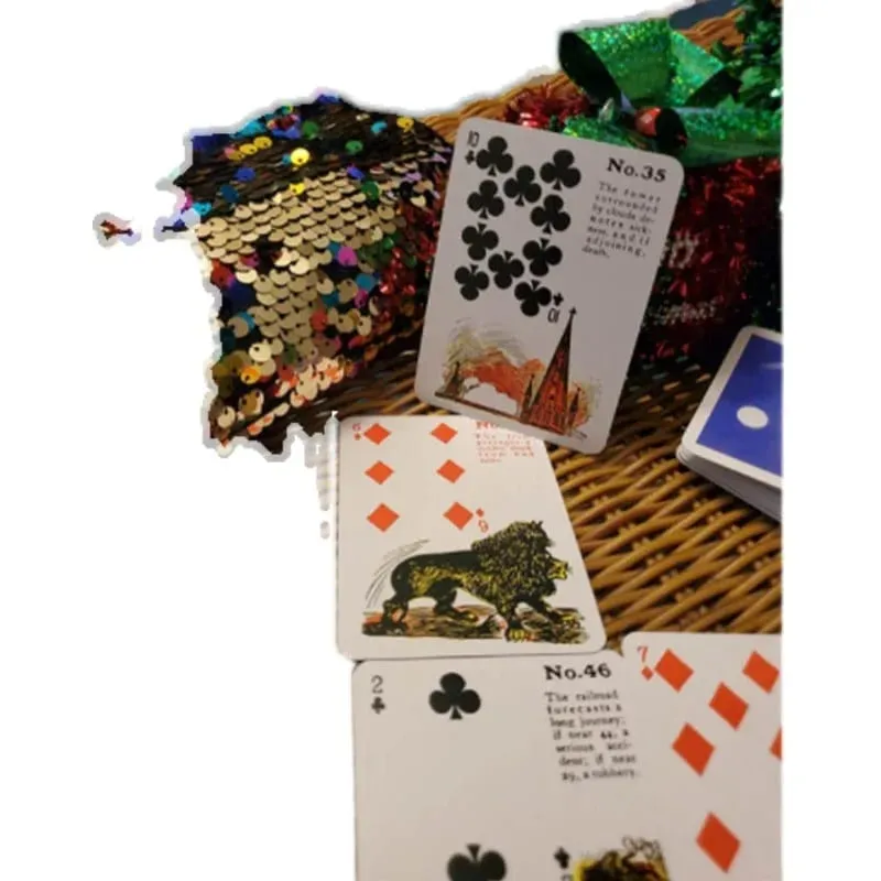 Cartes de Fortune de sorcière gitane, Lenormand Deck, Tarot pour débutants, jeu de cartes Oracle, jeu de société, jouet — image 5
