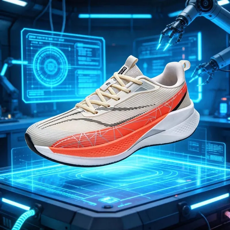 Men Marathon White Running Shoes Speciality Sports Breathable Sneakers Cushion Racing Jogging Outdoor Tennis Athletic Trainers