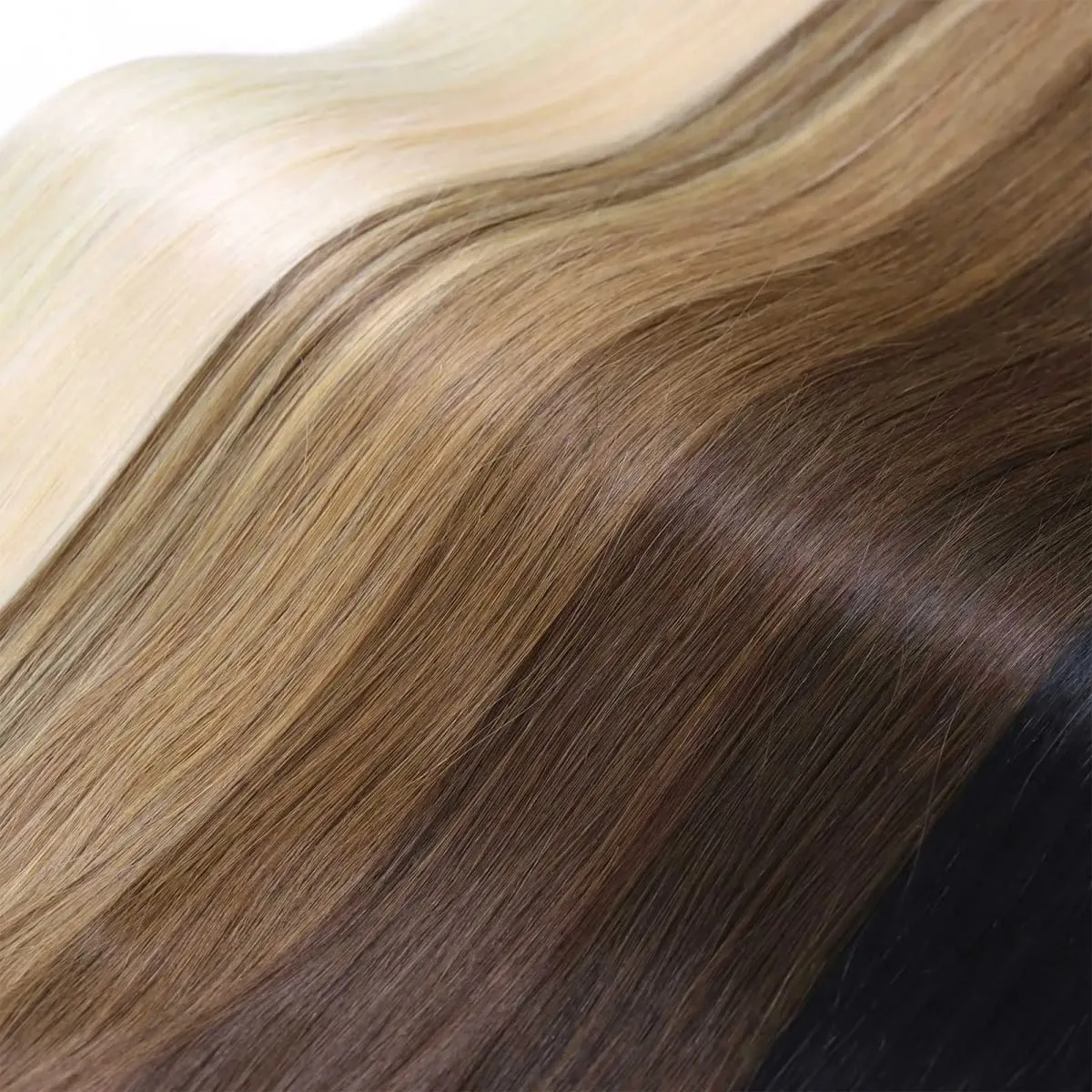 Honey Blonde Highlight Tape In Human Hair Extensions For Women Double Drawn Invisible Silky Straight Balayage Hair 20pcs/Pack — image 5