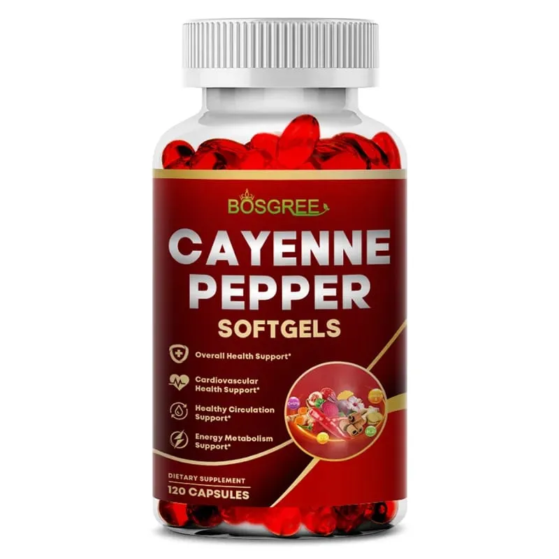 Cayenne Pepper Capsules-Supports Cardiovascular Health Improves Digestion & Blood Circulation Vitamins D3 K2 Herbal Supplement — image 9