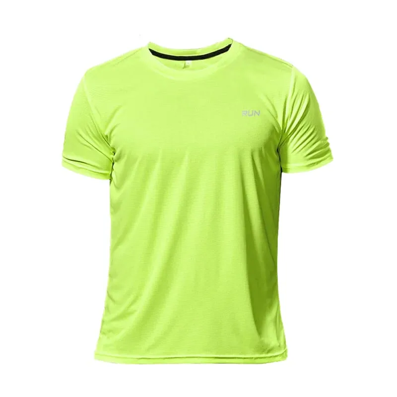 Men's Quick Dry Sports T-Shirt Short Sleeve Breathable Moisture Wicking Lightweight Gym Running Workout Top — image 8