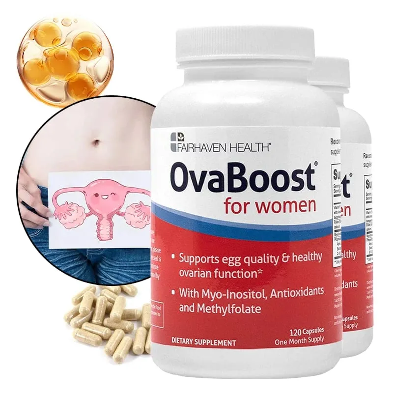 Suplemento dietético nutricional para fertilidade natural - contém inositol e ácido fólico para promover a ovulação e melhorar a qualidade do óvulo — image 2