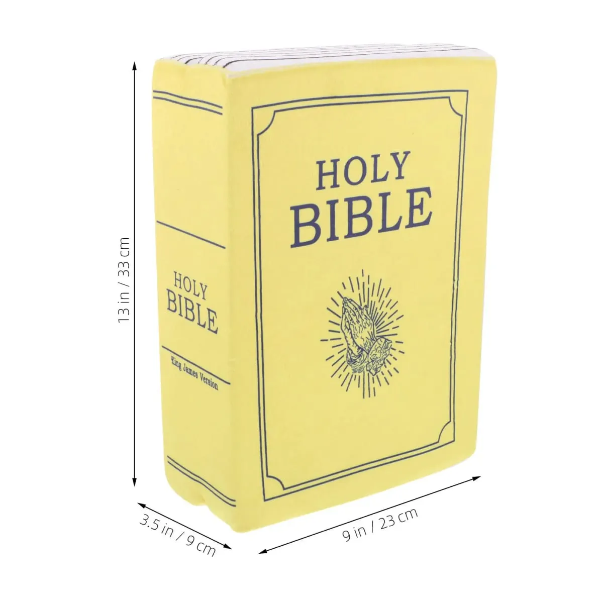Bible Pillow Soft Cushion Book Shape Decorative Throw Pillow for Sofa Chair Bed Christian Home Bedroom Couch Accent — image 8