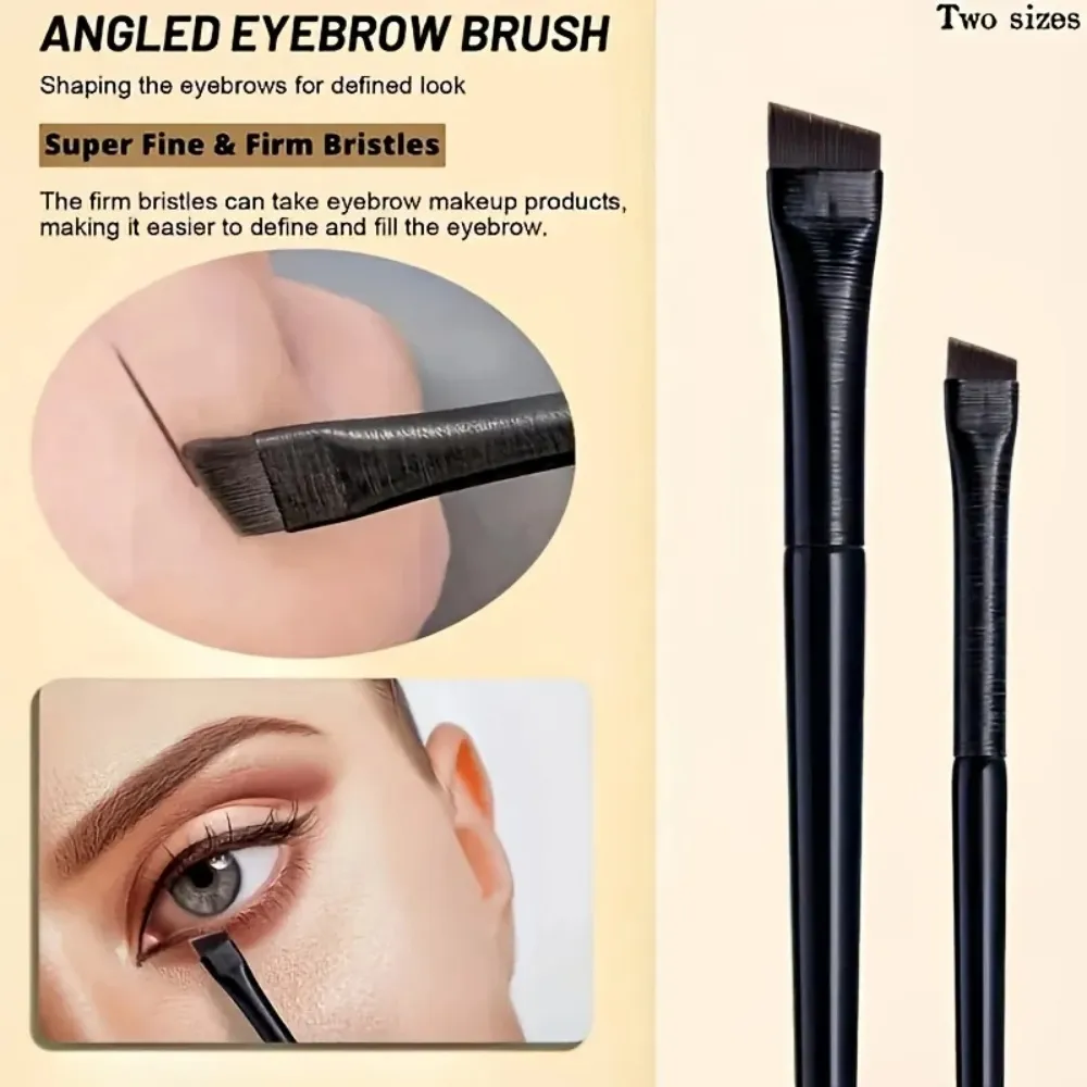 5Pcs Angled Blade Eyeliner Brush Set Ultra Thin Precision Makeup Brushes Multi Purpose Flat Eyebrow Liner Brush Eye Makeup Tool — image 4