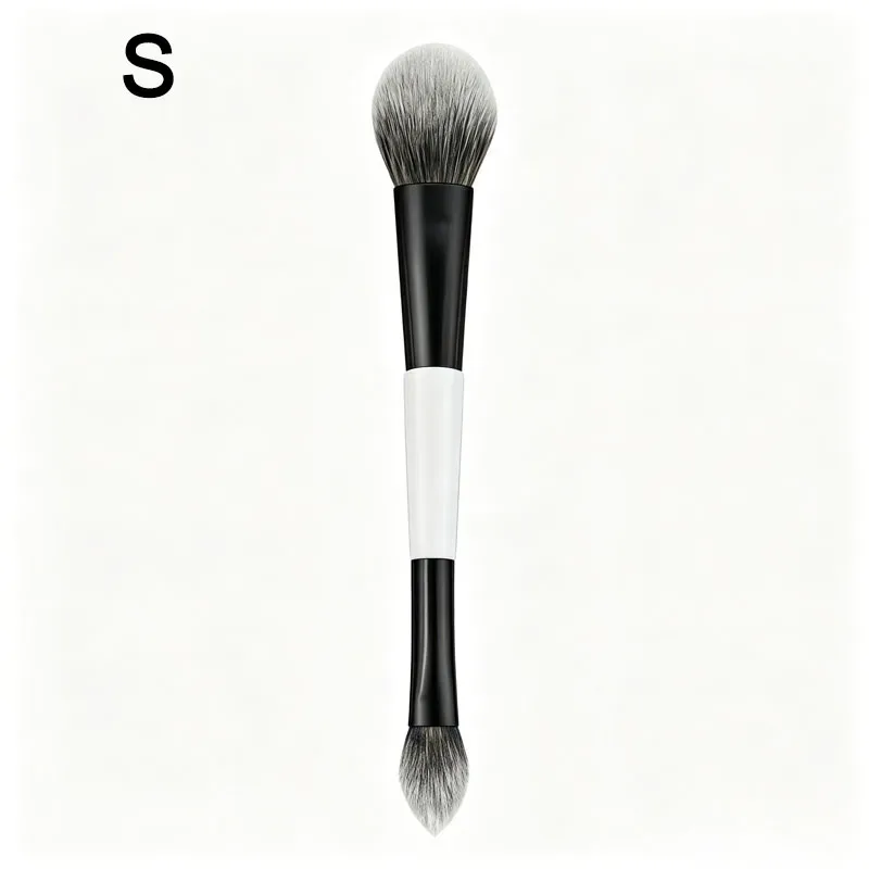 Multifunctional Make Up Brush Double Ended Angled Foundation Makeup Brushes Blush Make Up Brush Wood Handle Cosmetic Tool HZS35 — image 10